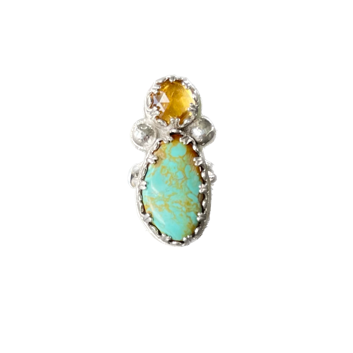 Turquoise and Citrine ring